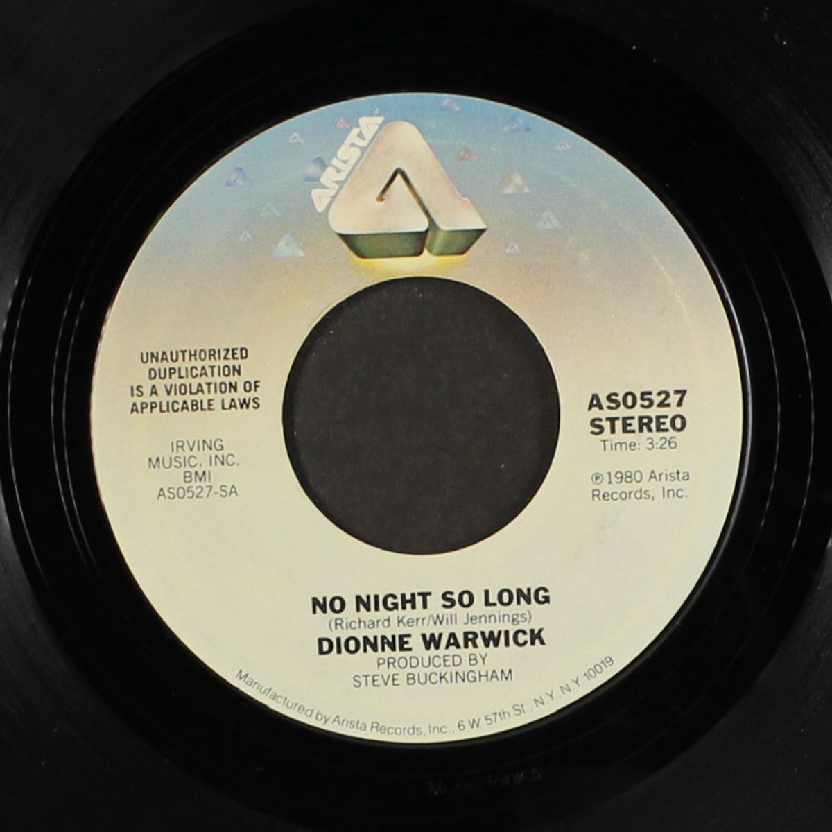 no night so long / reaching for the sky by DIONNE WARWICK