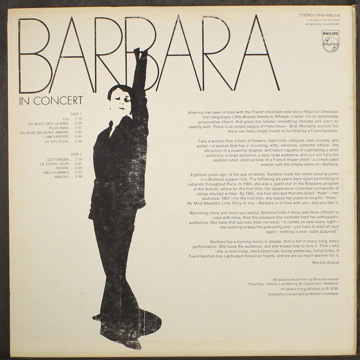 in concert by BARBARA