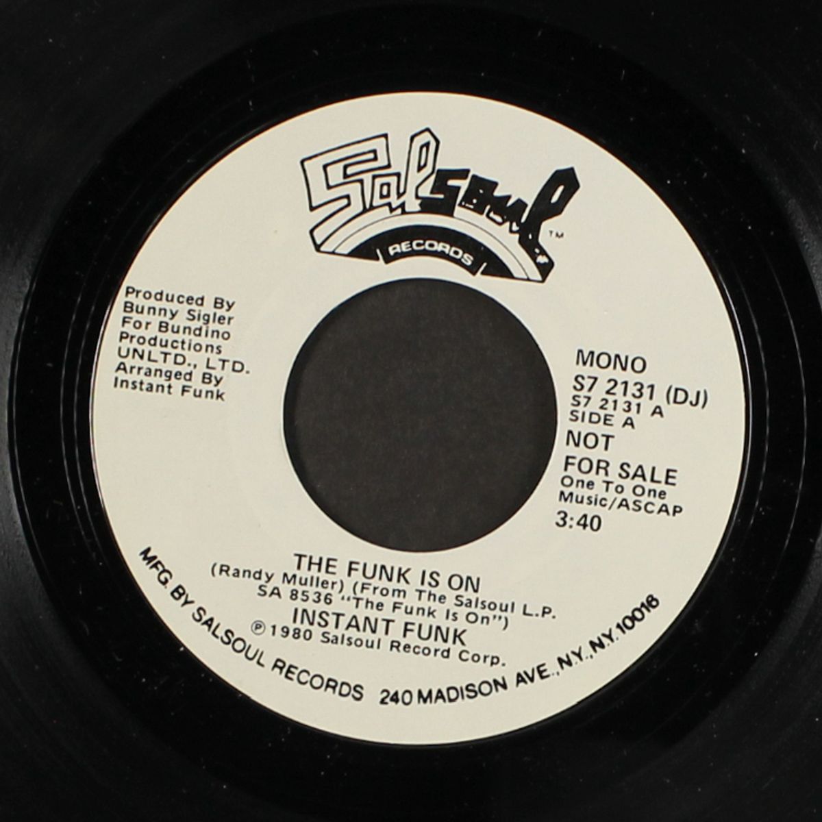 the funk is on / mono by INSTANT FUNK