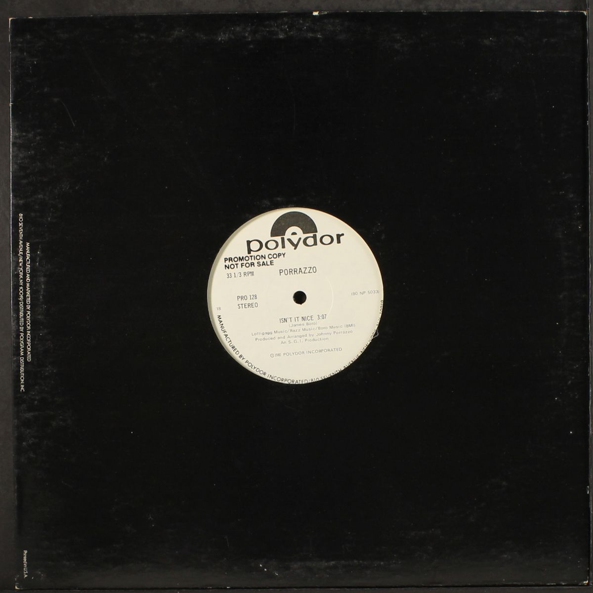 isn't it nice / same by PORRAZZO