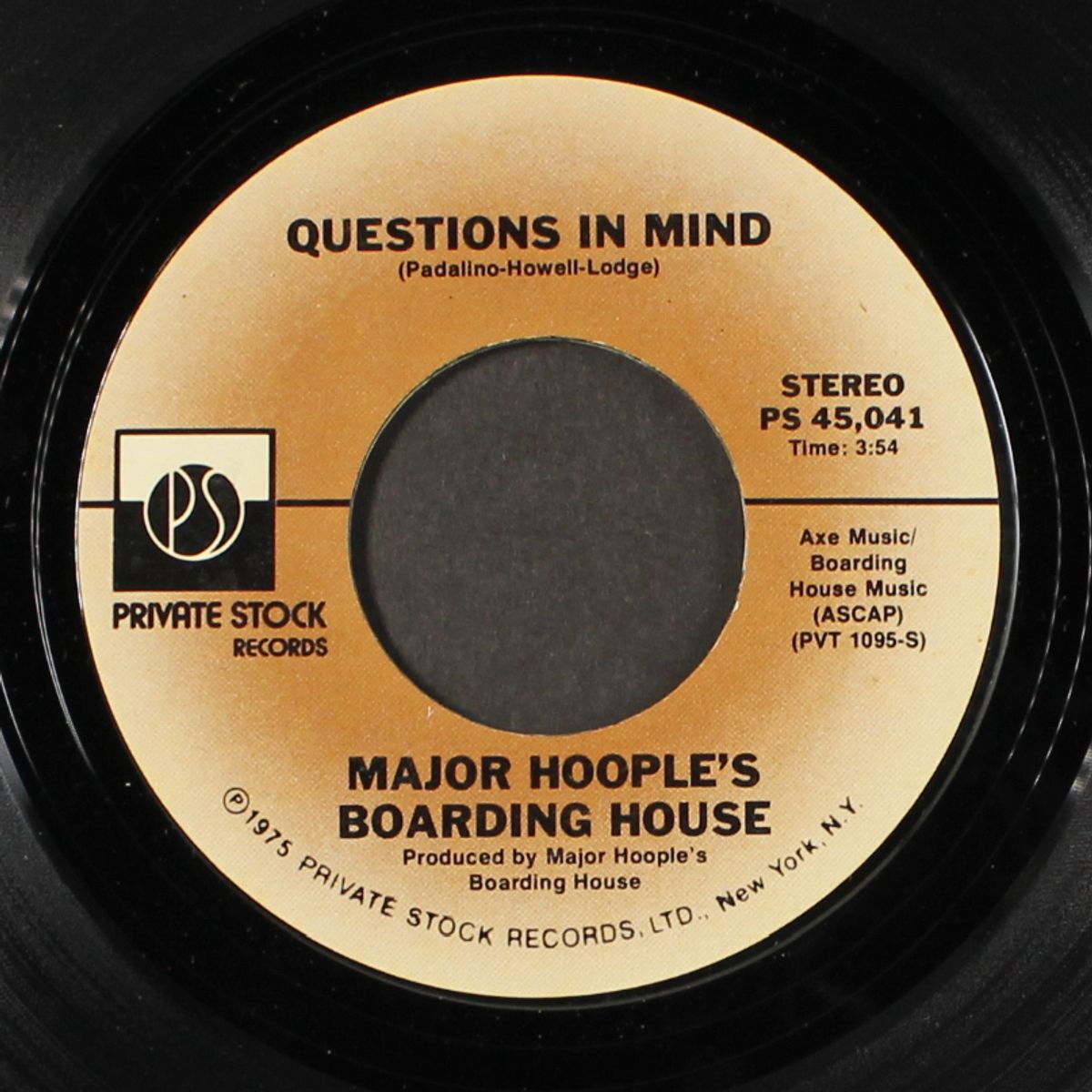 i'm running after you / questions in mind by MAJOR HOOPLE'S BOARDING HOUSE