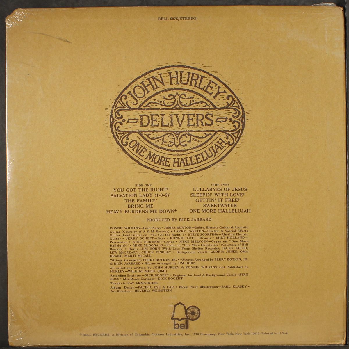 delivers one more hallelujah by JOHN HURLEY