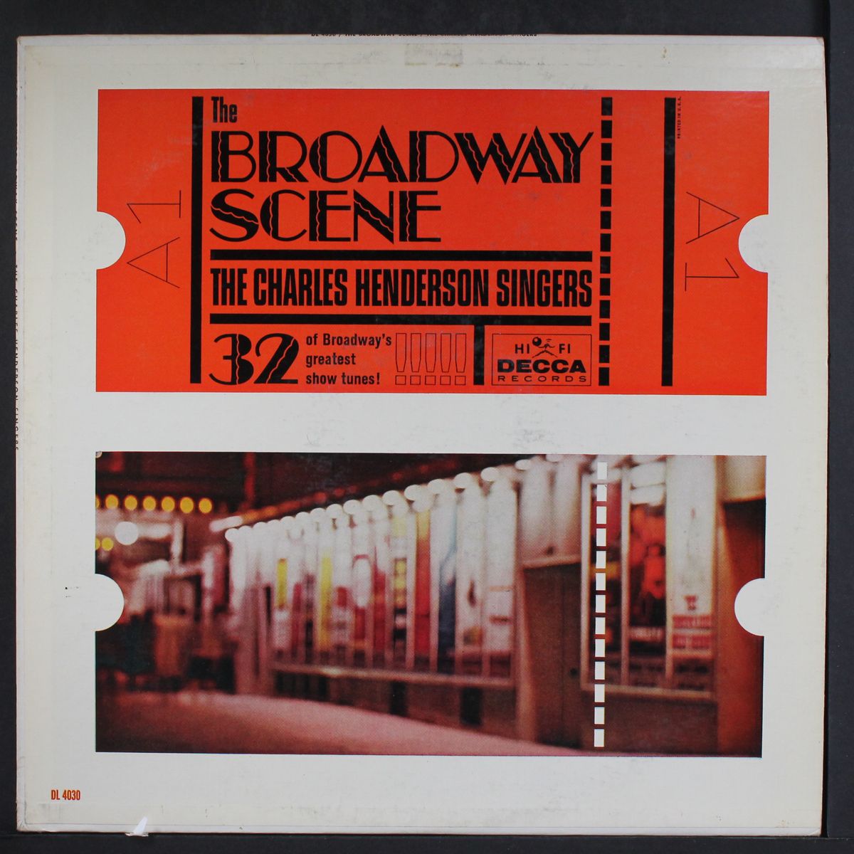 the broadway scene by CHARLES HENDERSON SINGERS