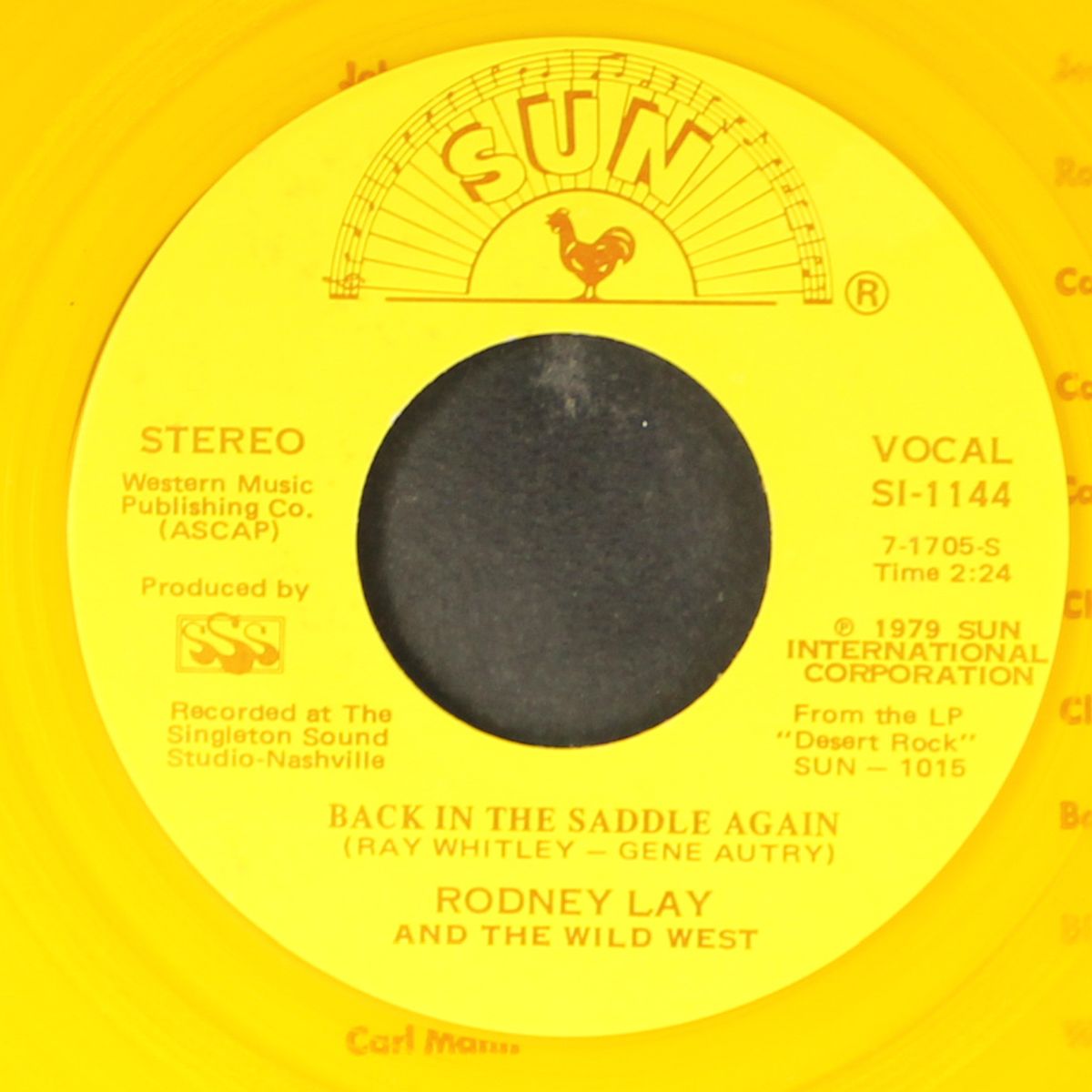 shenandoah / back in the saddle again by RODNEY LAY