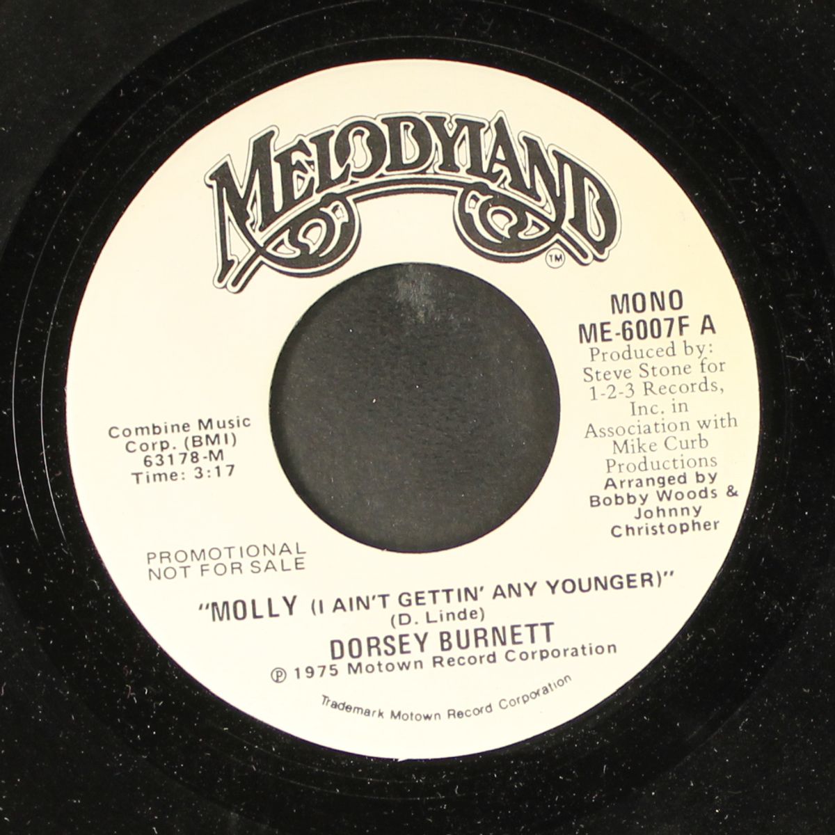 molly (i ain't getting' any younger) by DORSEY BURNETTE