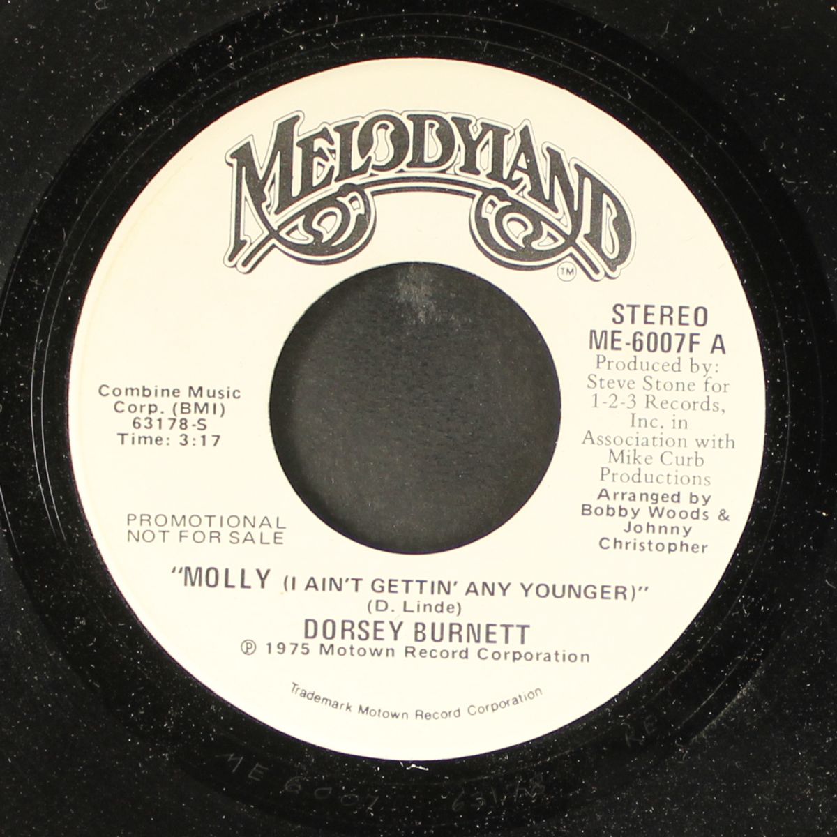 molly (i ain't getting' any younger) by DORSEY BURNETTE