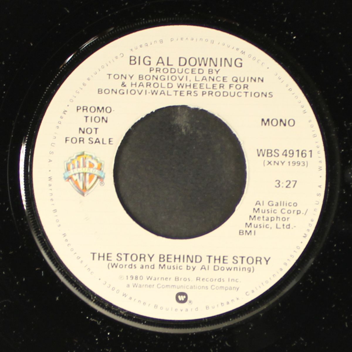 story behind the story / mono by BIG AL DOWNING