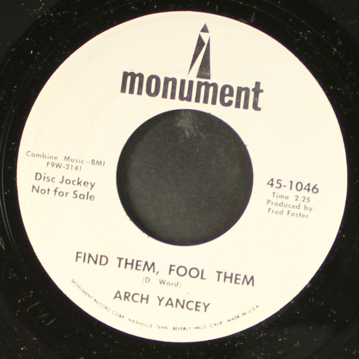 find them, fool them / you eased me over the edge by ARCH YANCEY