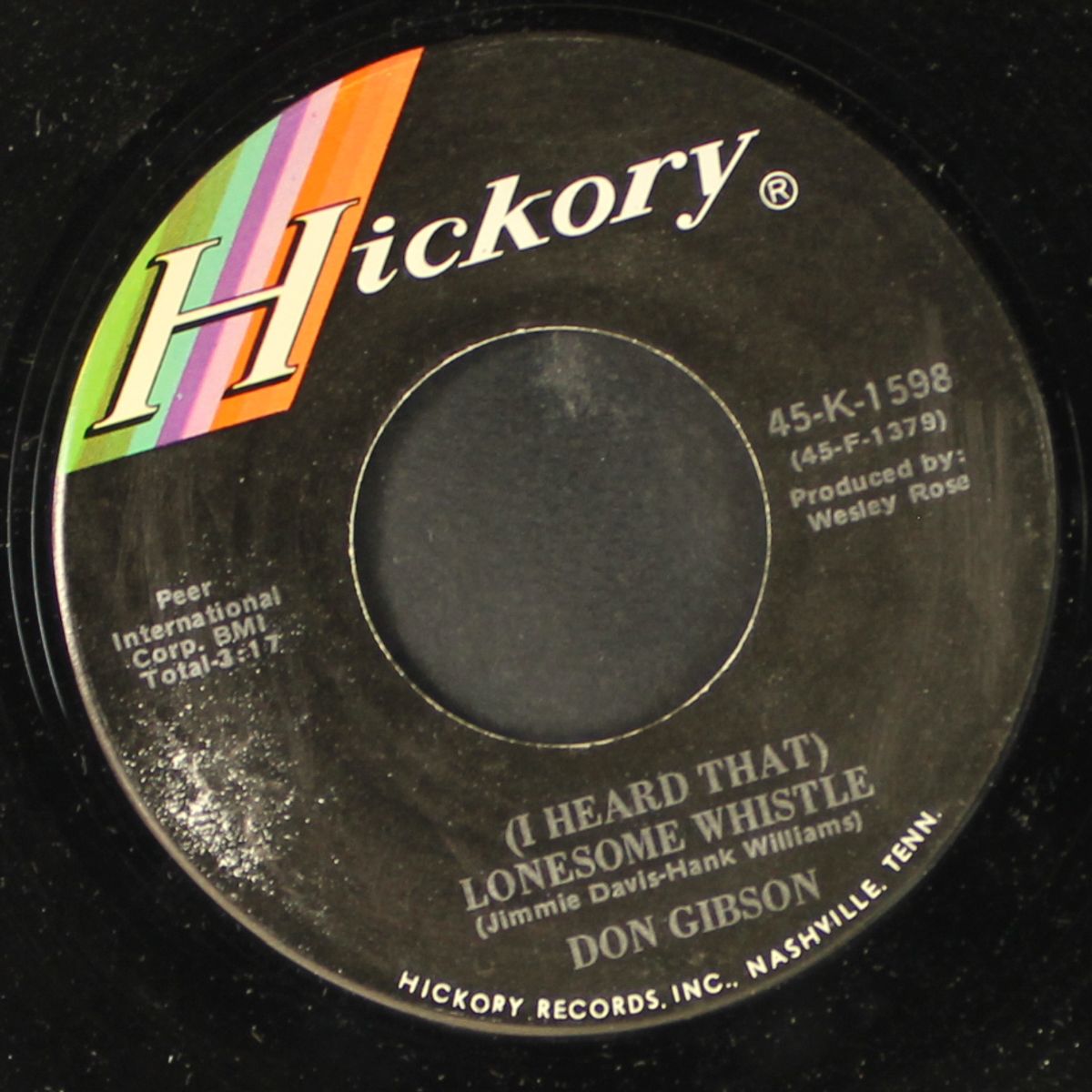 window shopping / lonesome whistle by DON GIBSON