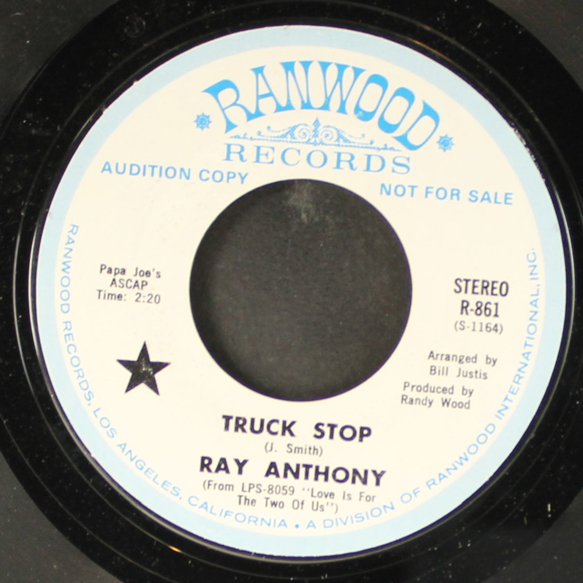 truck stop / he'll have to go by RAY ANTHONY