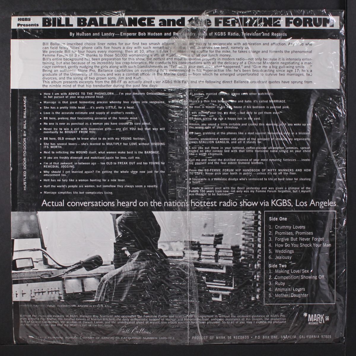feminine forum by BILL BALLANCE