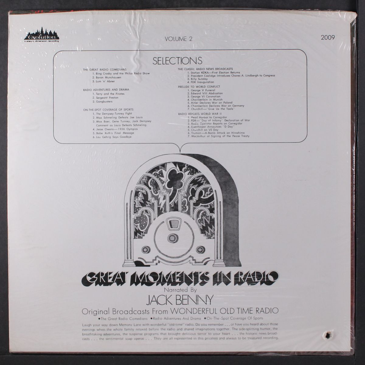 great moments in radio, vol. 1 by JACK BENNY