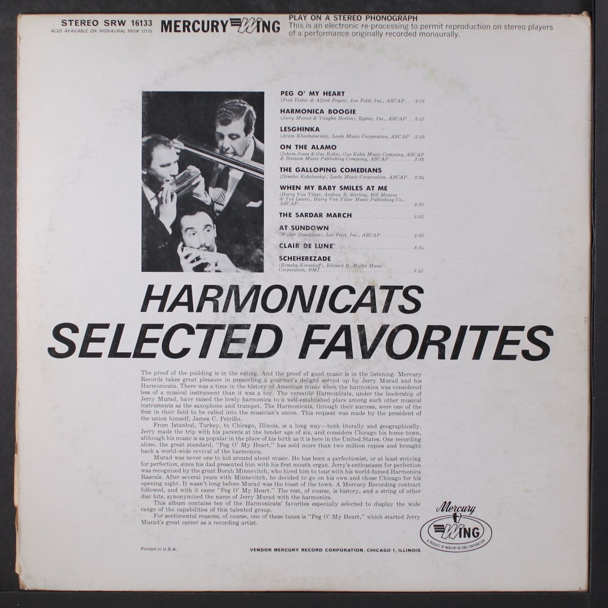 selected favorites by HARMONICATS