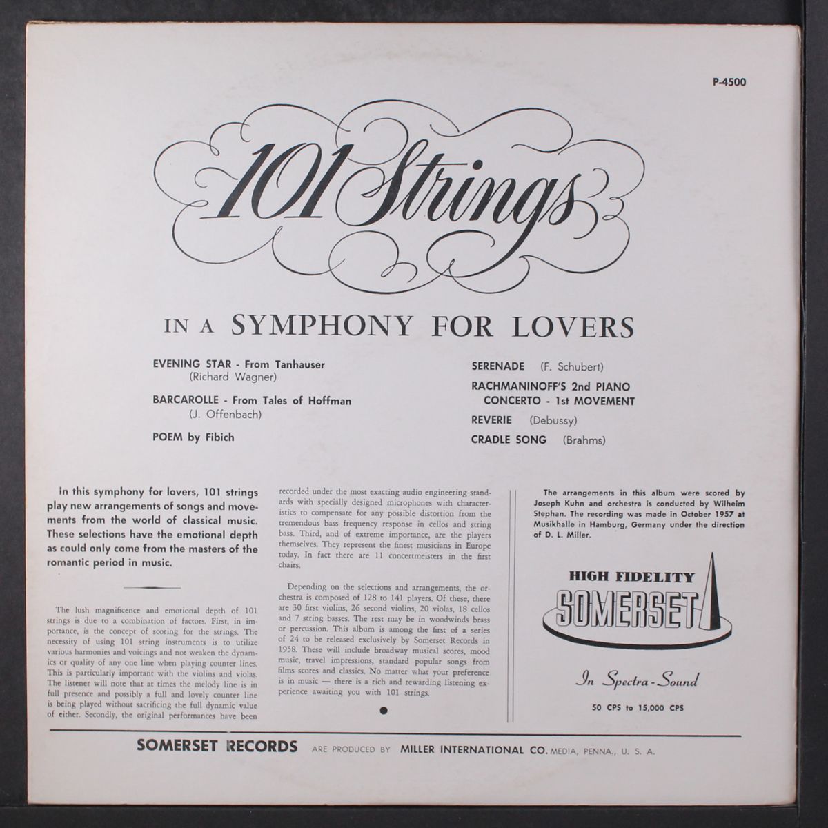 in a symphony for lovers by 101 STRINGS