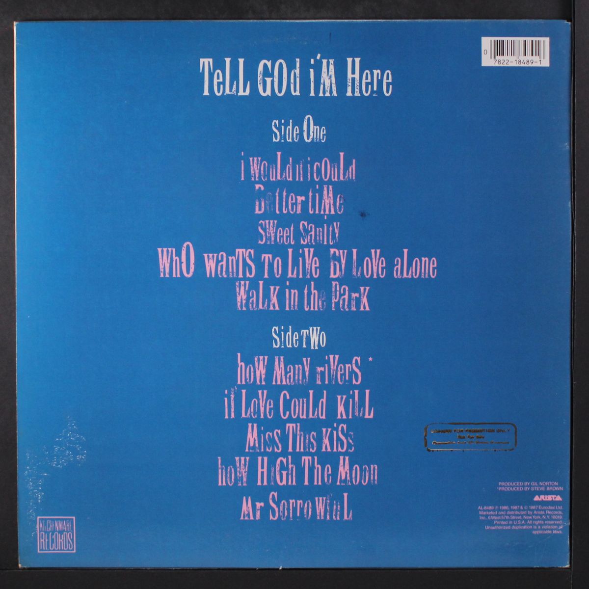 tell god i'm here by HURRAH!