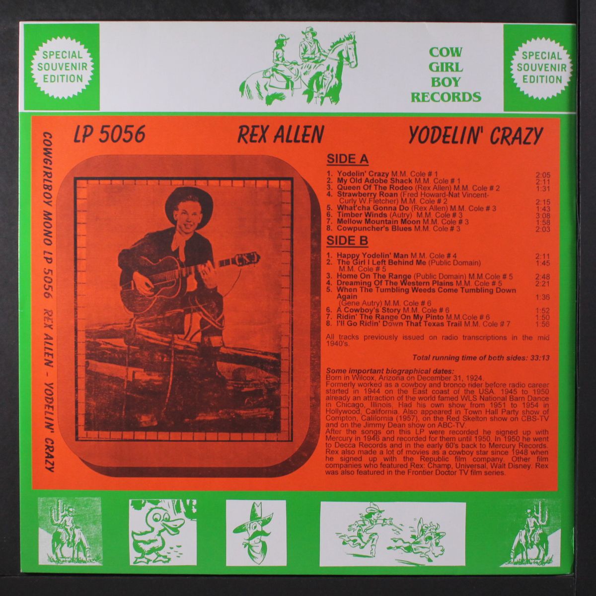 yodelin' crazy by REX ALLEN
