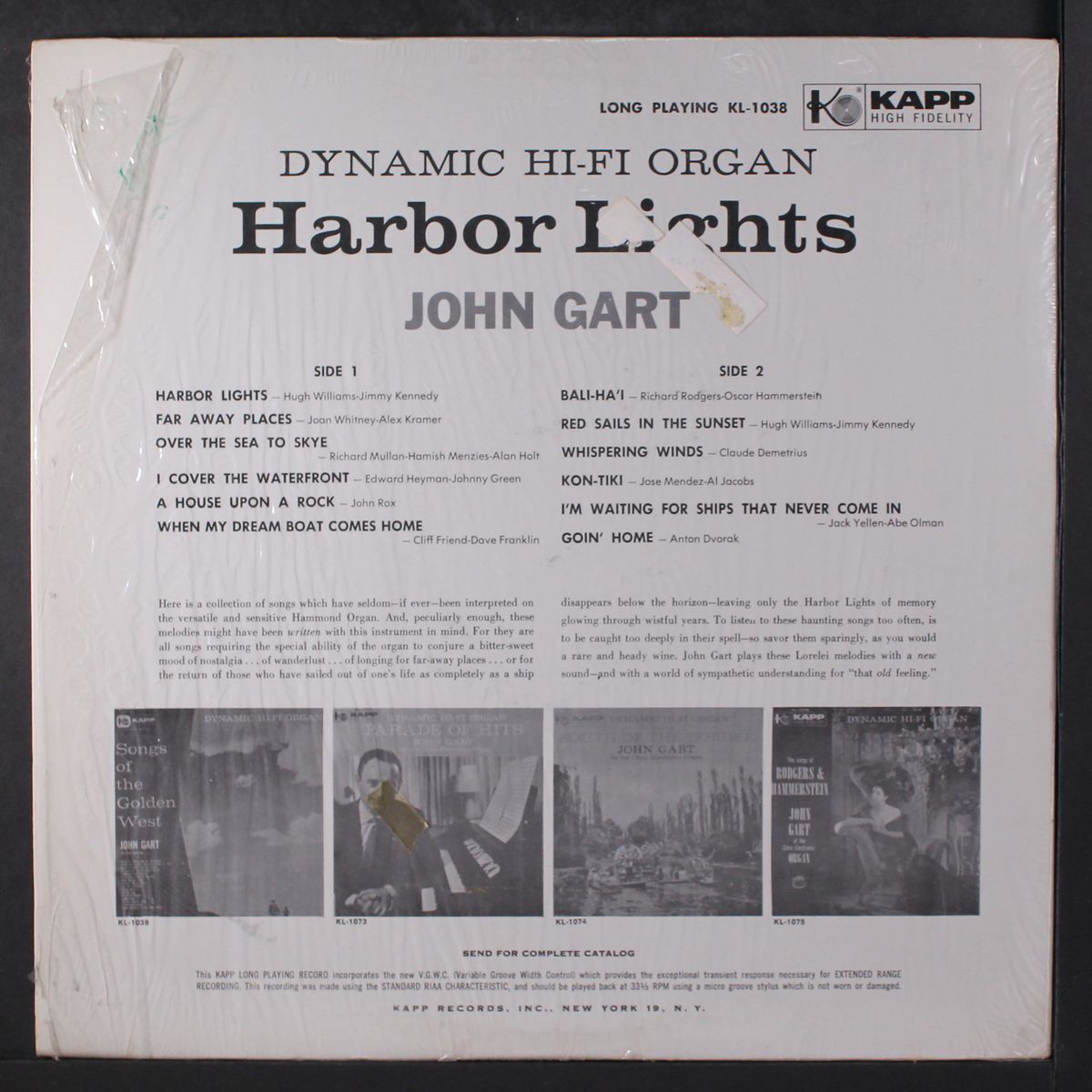 harbor lights by JOHN GART