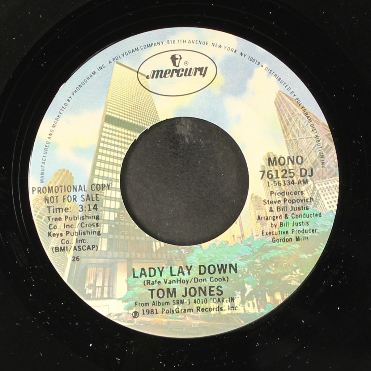 a daughter's question / lay, lay down by TOM JONES