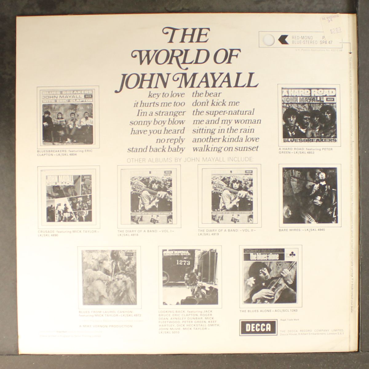 the world of john mayall by JOHN MAYALL