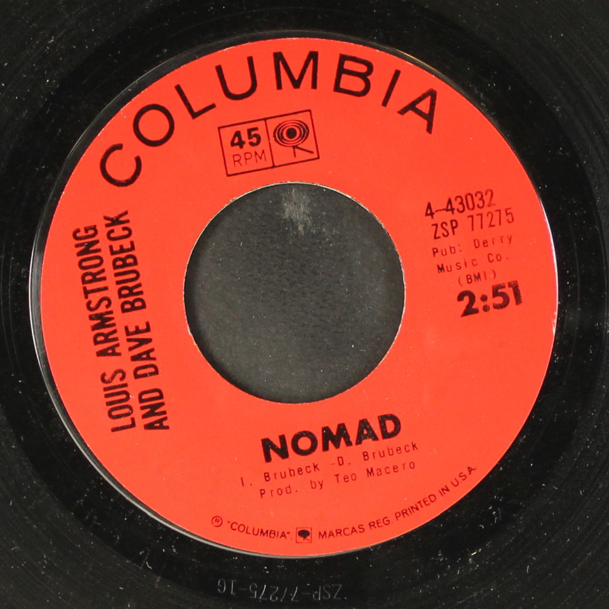 nomad / summer song by LOUIS ARMSTRONG & DAVE BRUBECK
