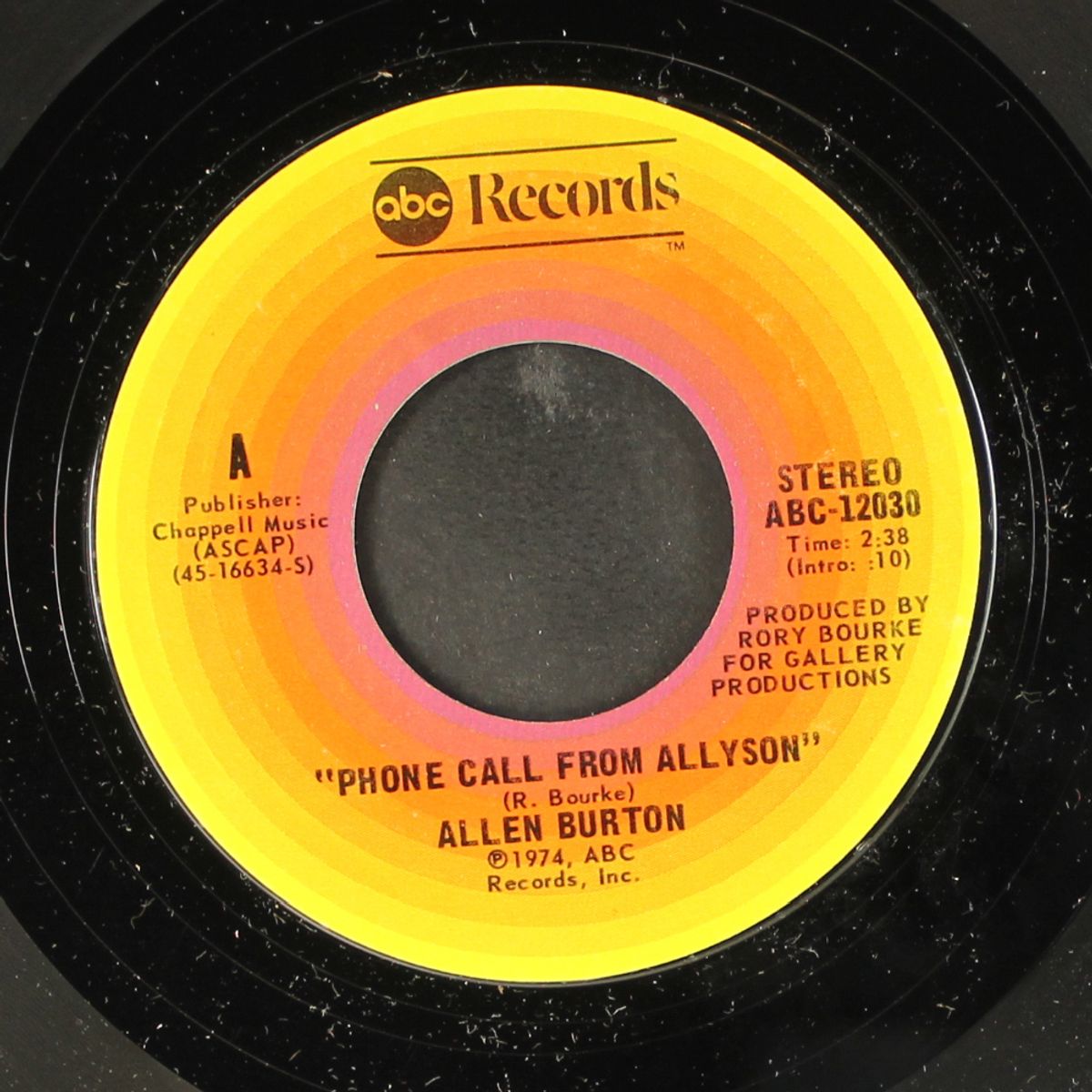 phone call from allyson by ALLEN BURTON