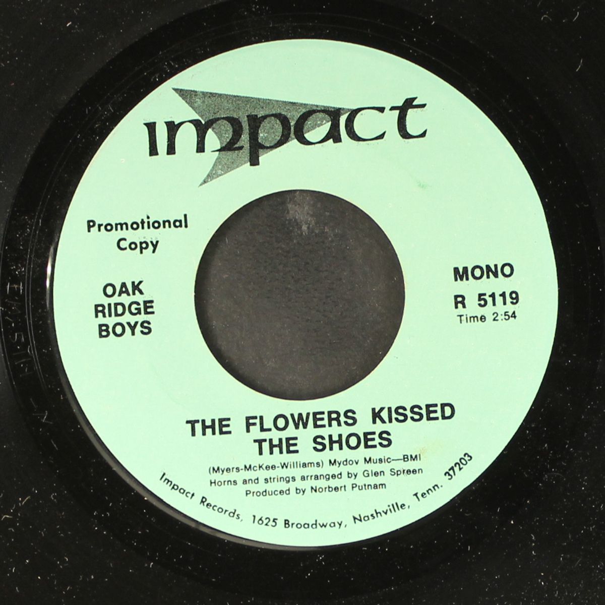 the flowers kissed the shoes by OAK RIDGE BOYS