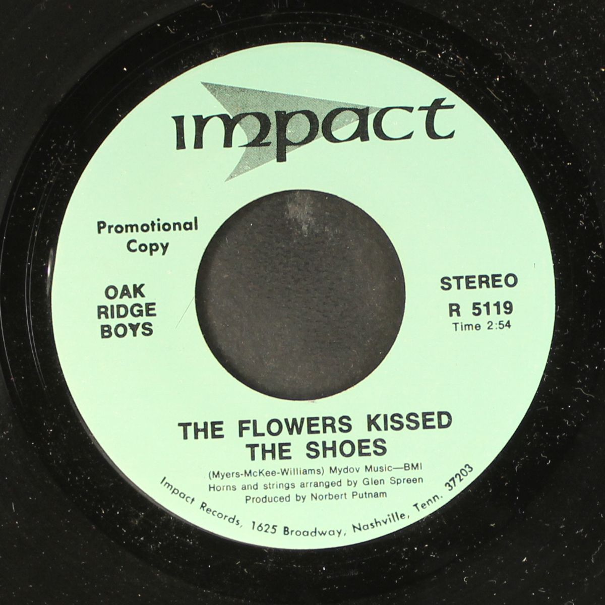 the flowers kissed the shoes by OAK RIDGE BOYS