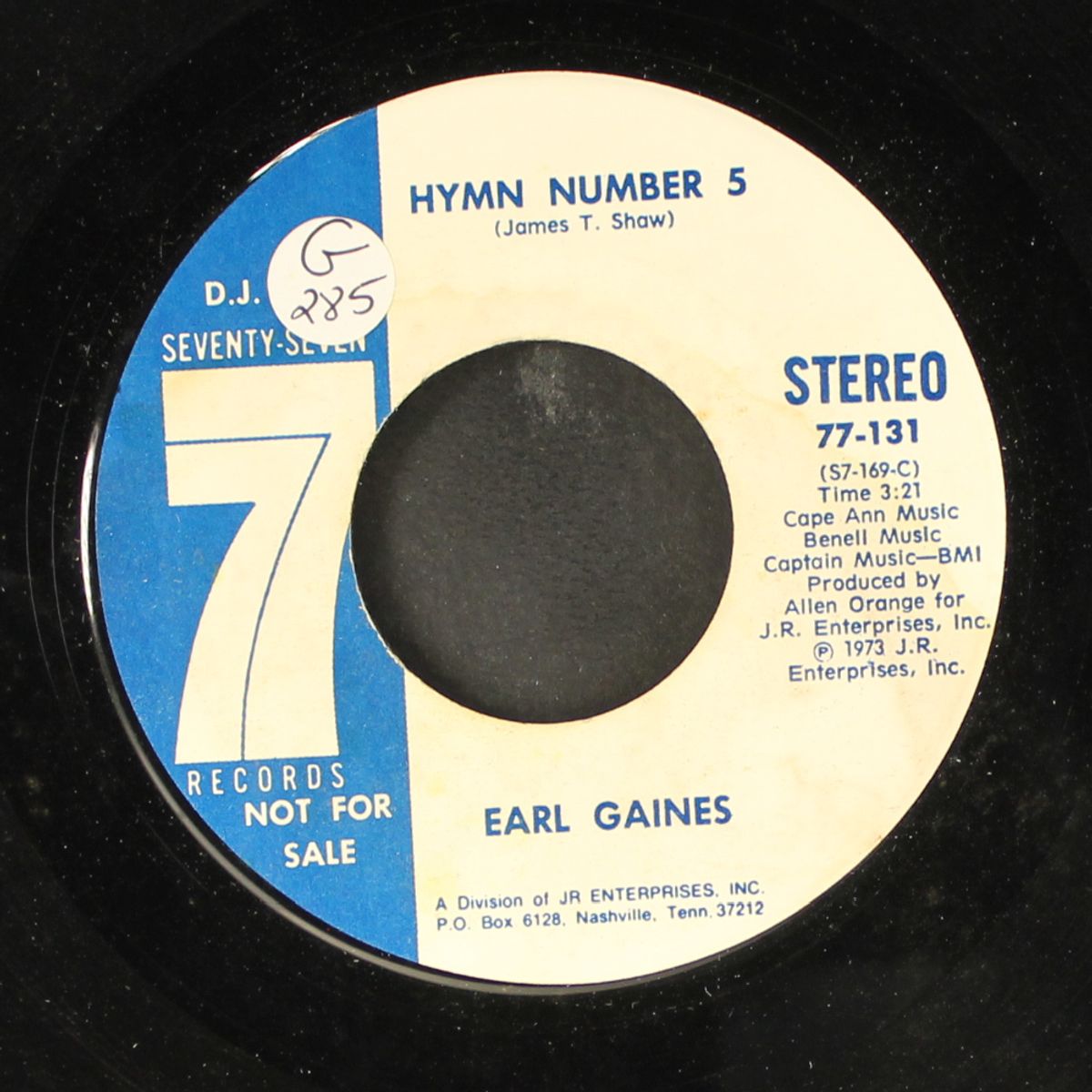 hymn number 5 by EARL GAINES