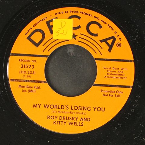 ROY DRUSKY & KITTY WELLS