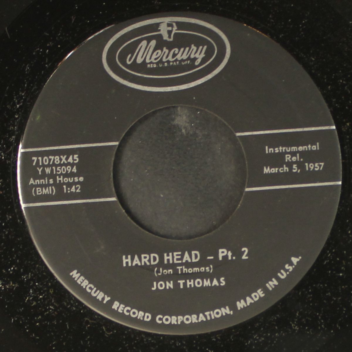 hard head by JON THOMAS