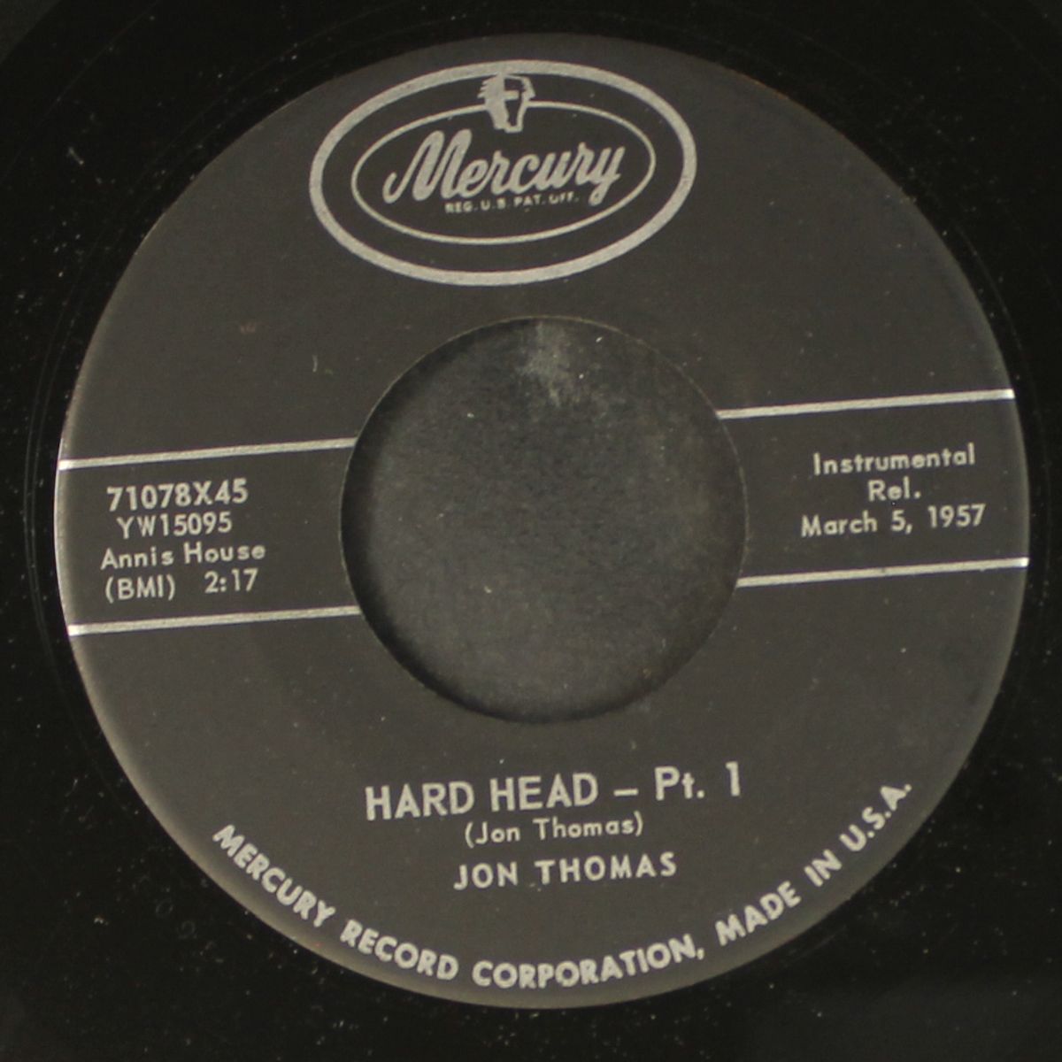 hard head by JON THOMAS