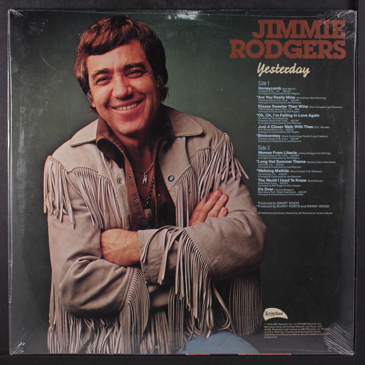 yesterday - today by JIMMIE RODGERS