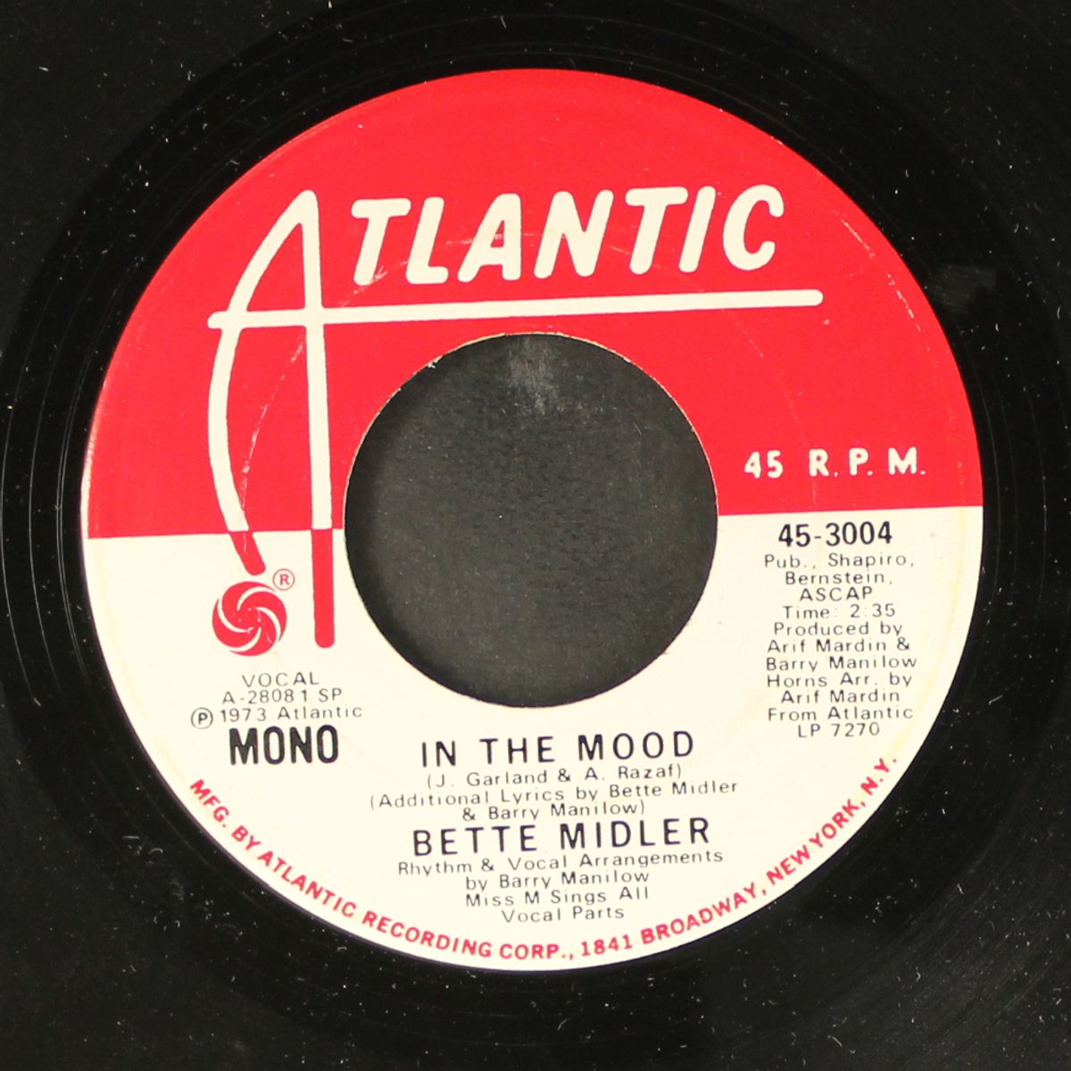 in the mood / mono by BETTE MIDLER