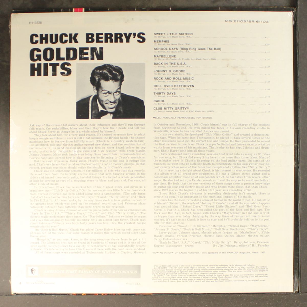 golden hits by CHUCK BERRY