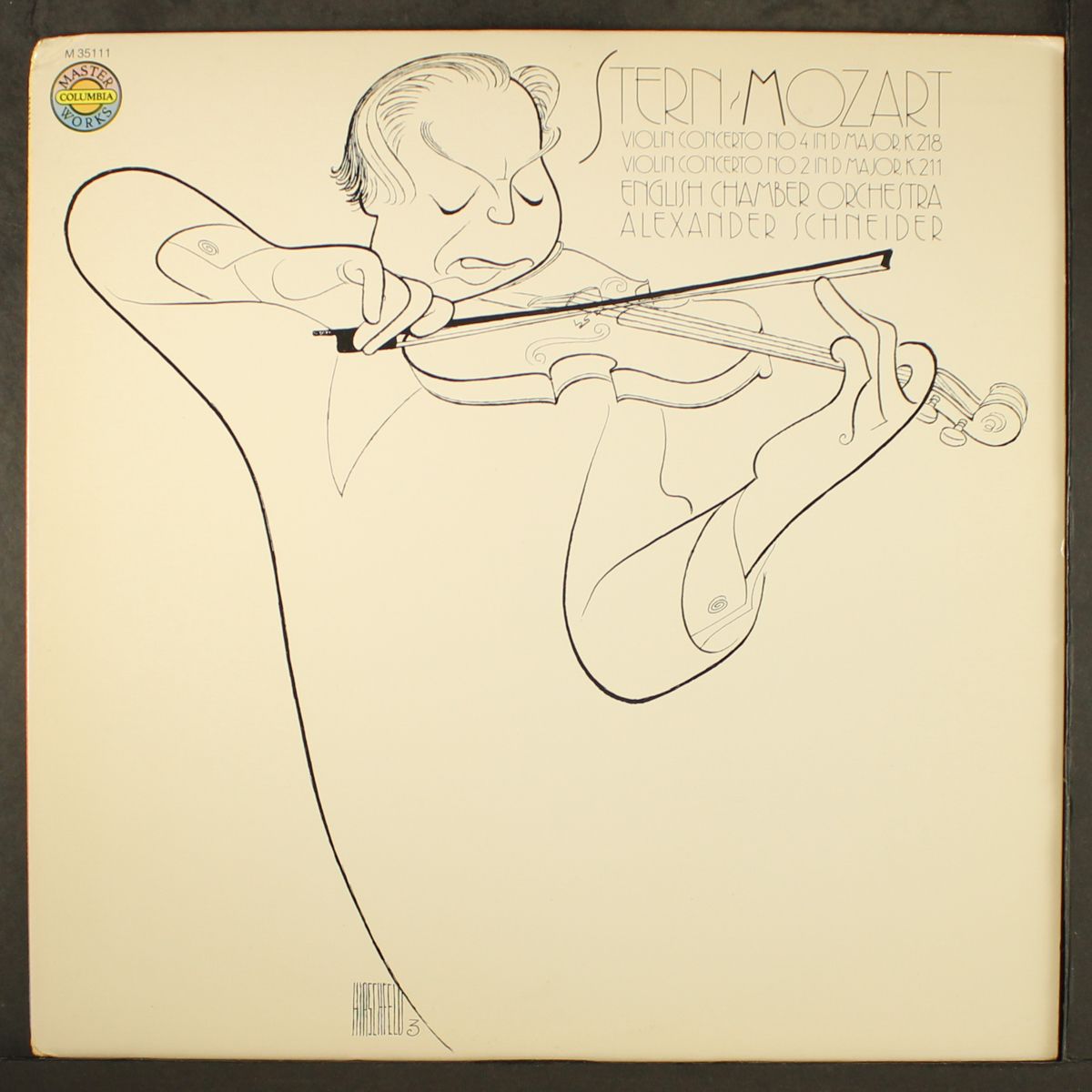 mozart: violin concertos no.4 & no. 2 by ISAAC STERN