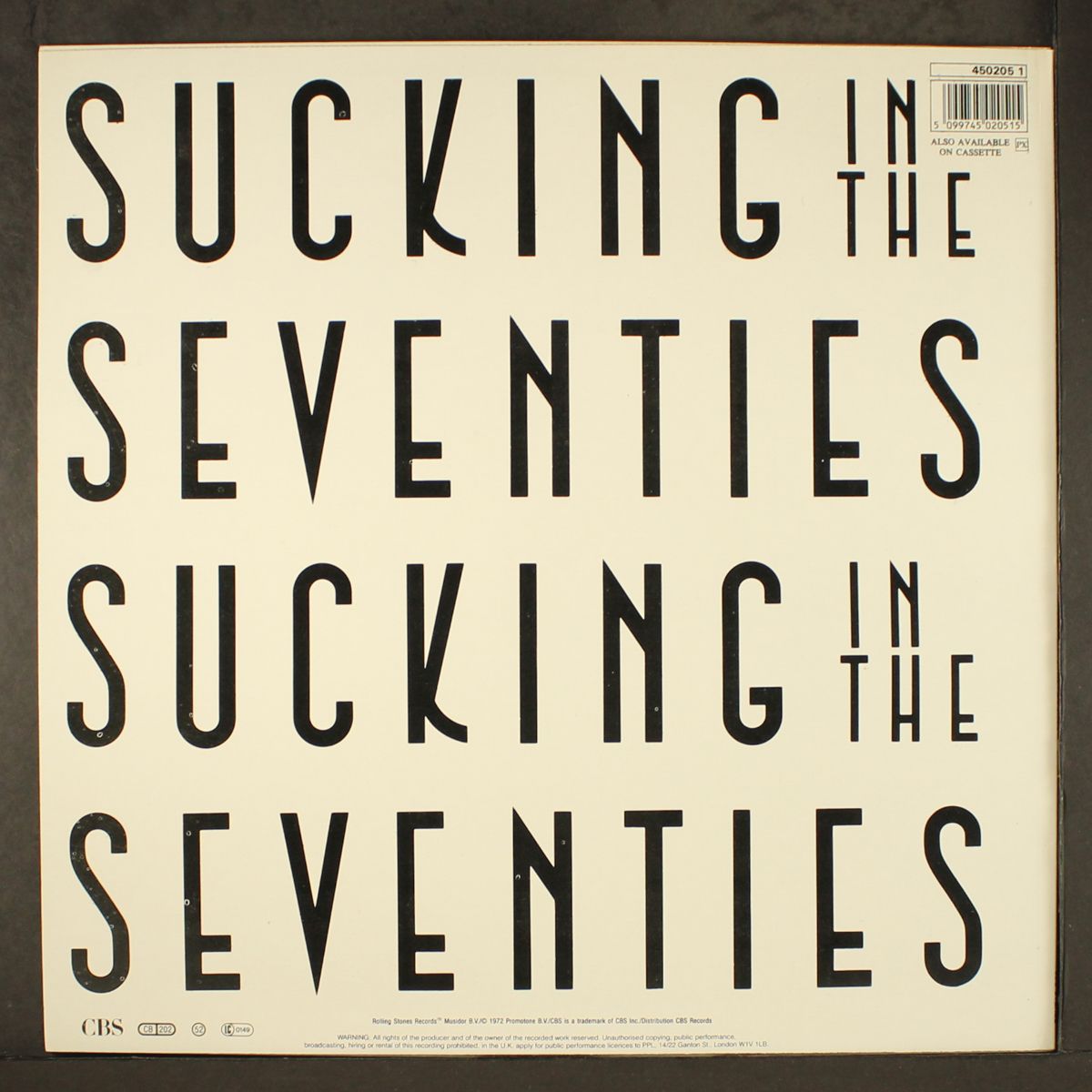 sucking in the seventies by ROLLING STONES