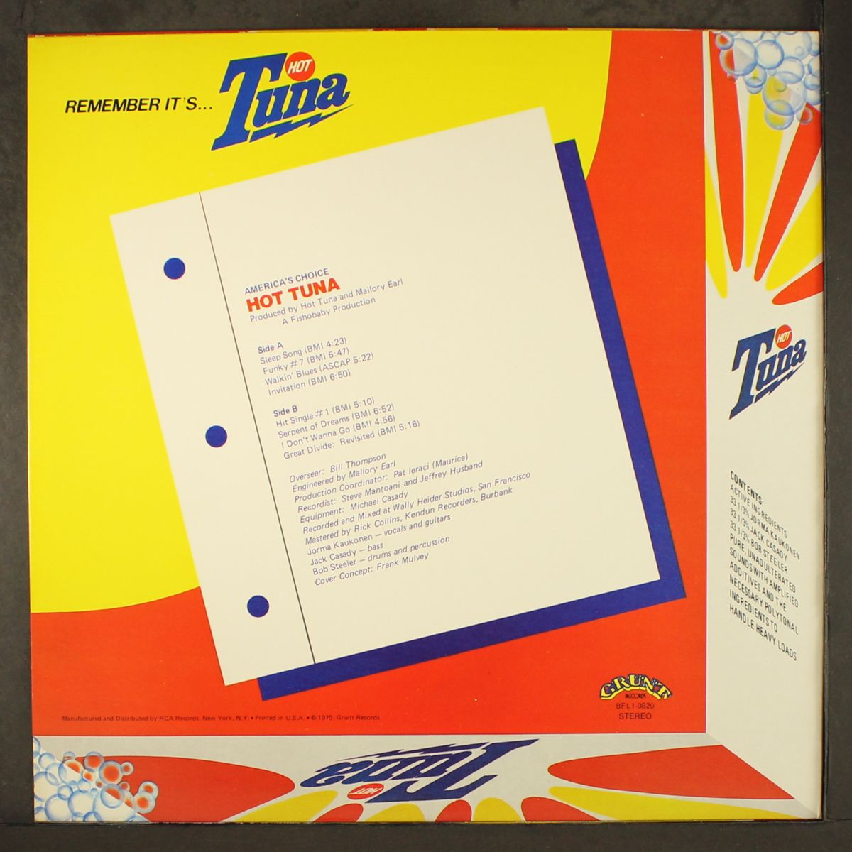 america's choice by HOT TUNA