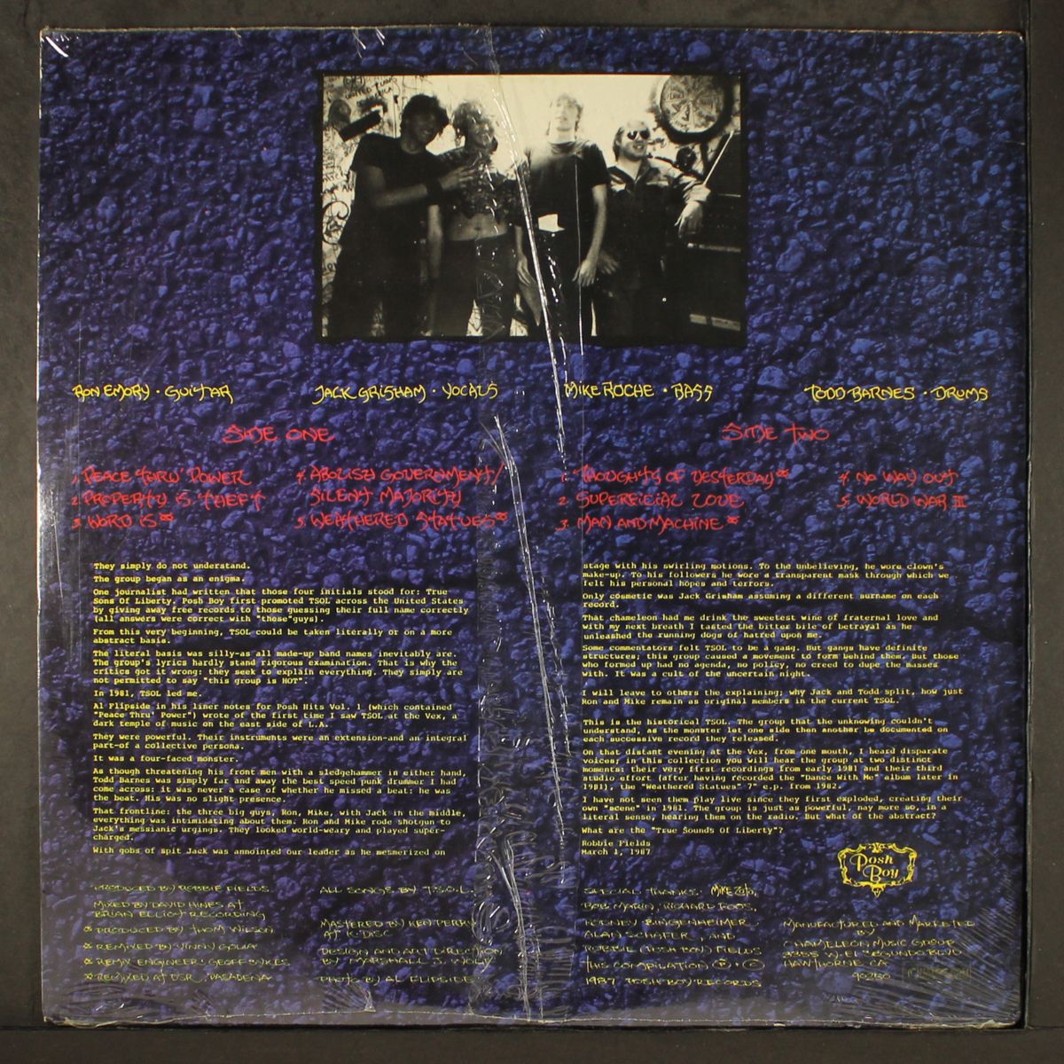 thoughts of yesterday 1981-1982 by T.S.O.L.