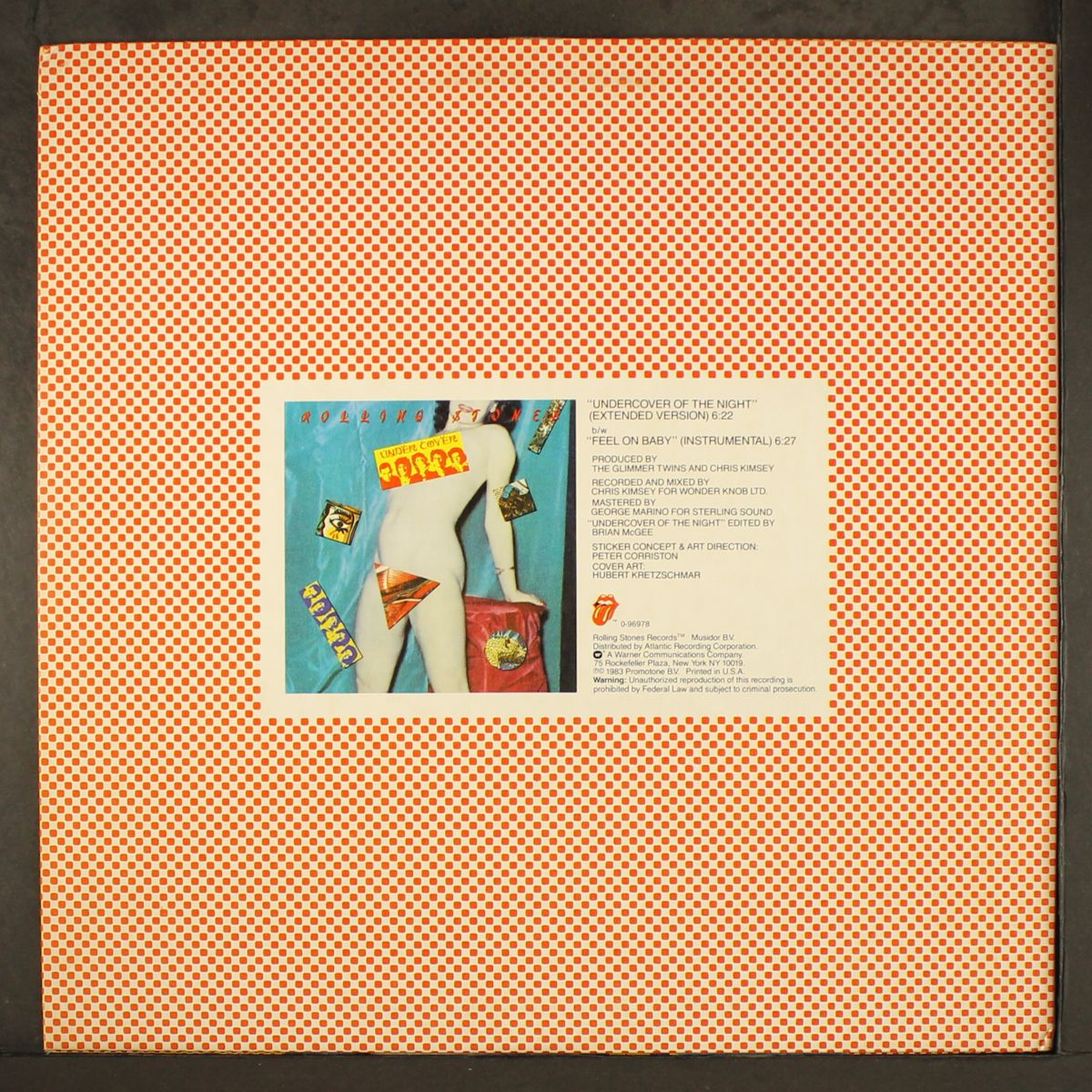 undercover of the night / feel on baby by ROLLING STONES