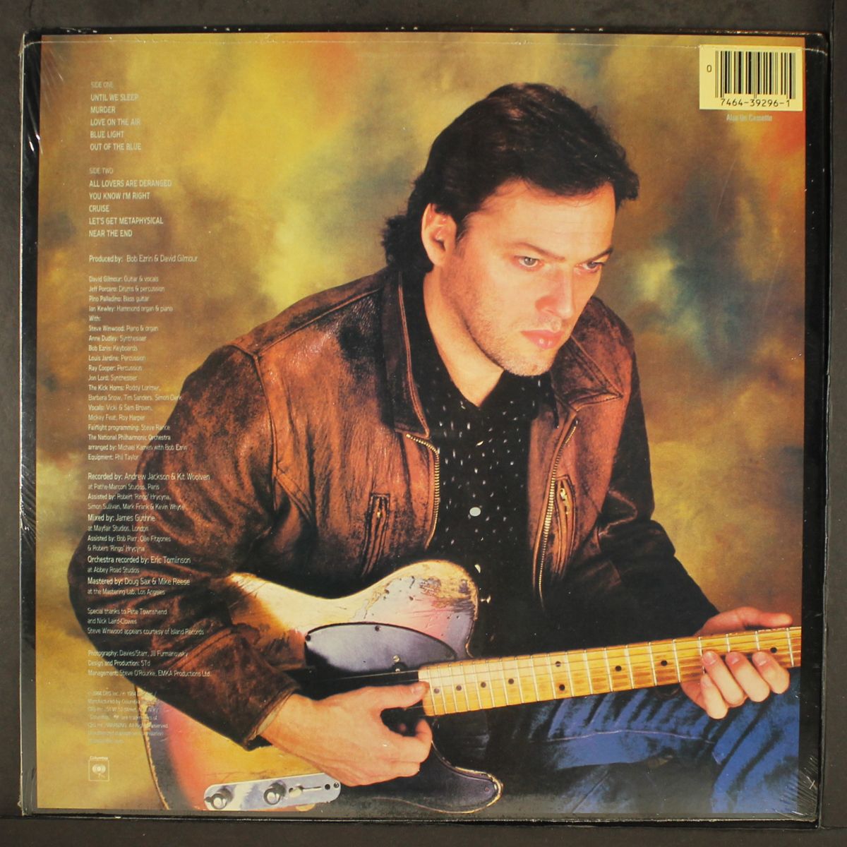 about face by DAVID GILMOUR
