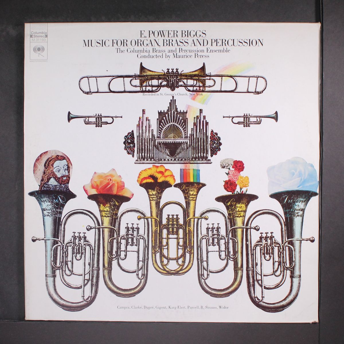 music for organ, brass and percussion by E. POWER BIGGS
