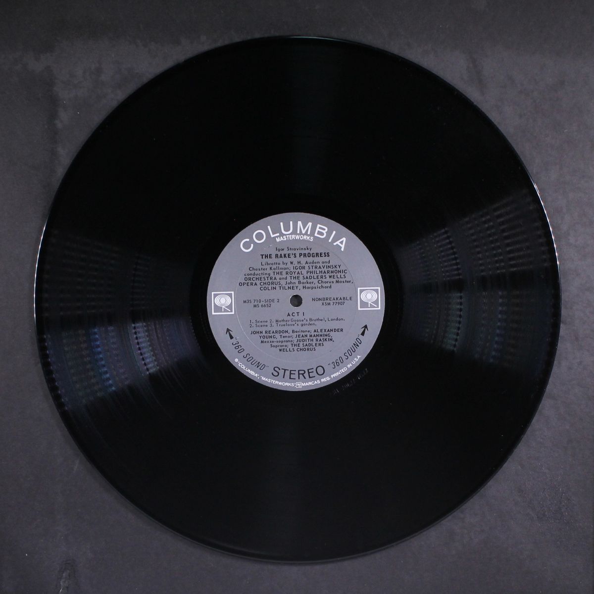 the rake's progress by STRAVINSKY