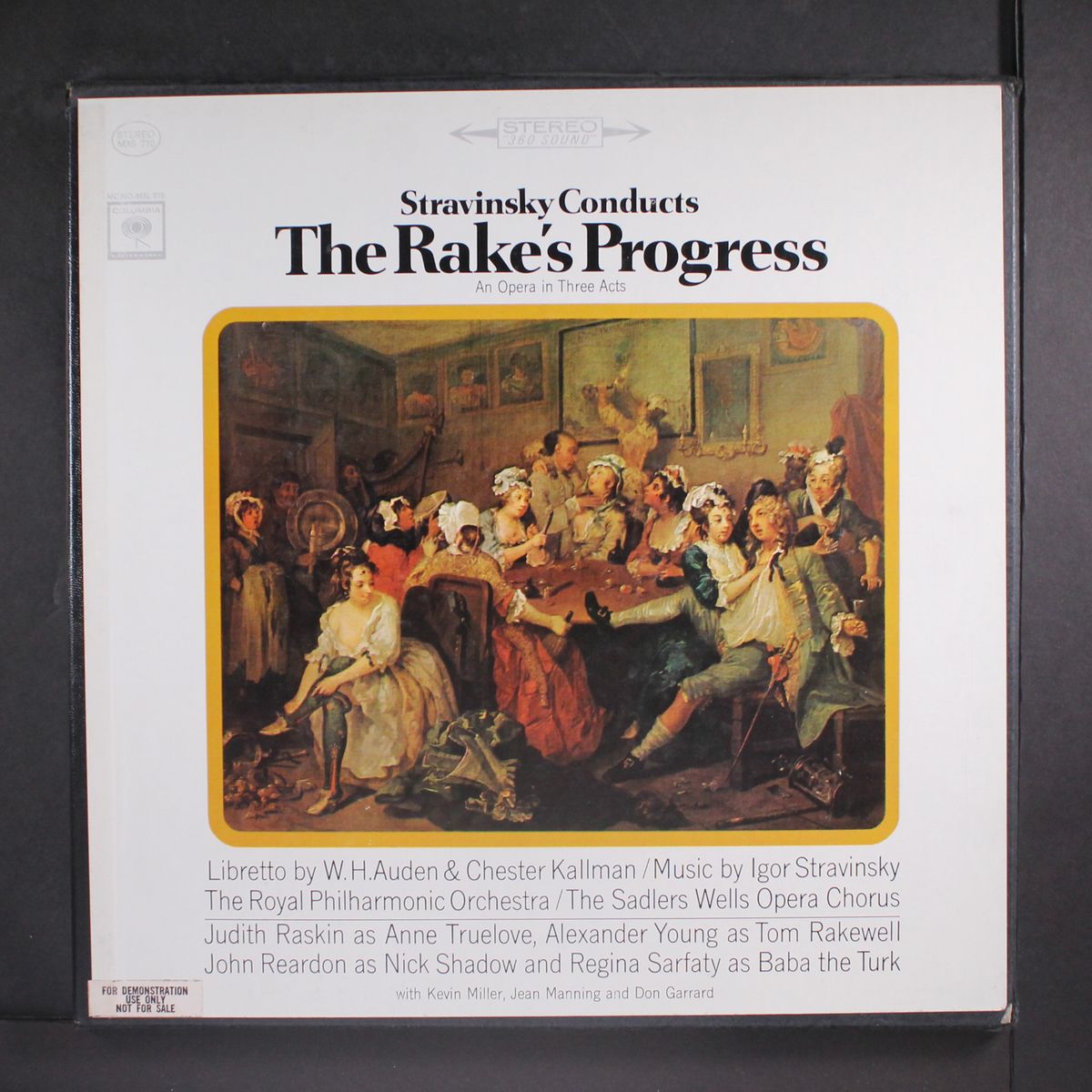 the rake's progress by STRAVINSKY
