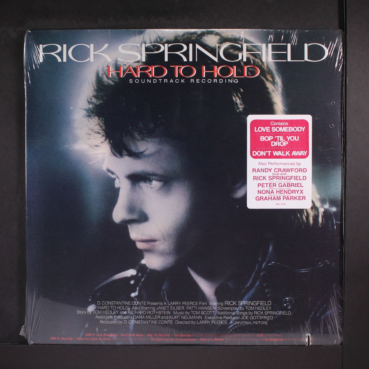 hard to hold soundtrack by RICK SPRINGFIELD