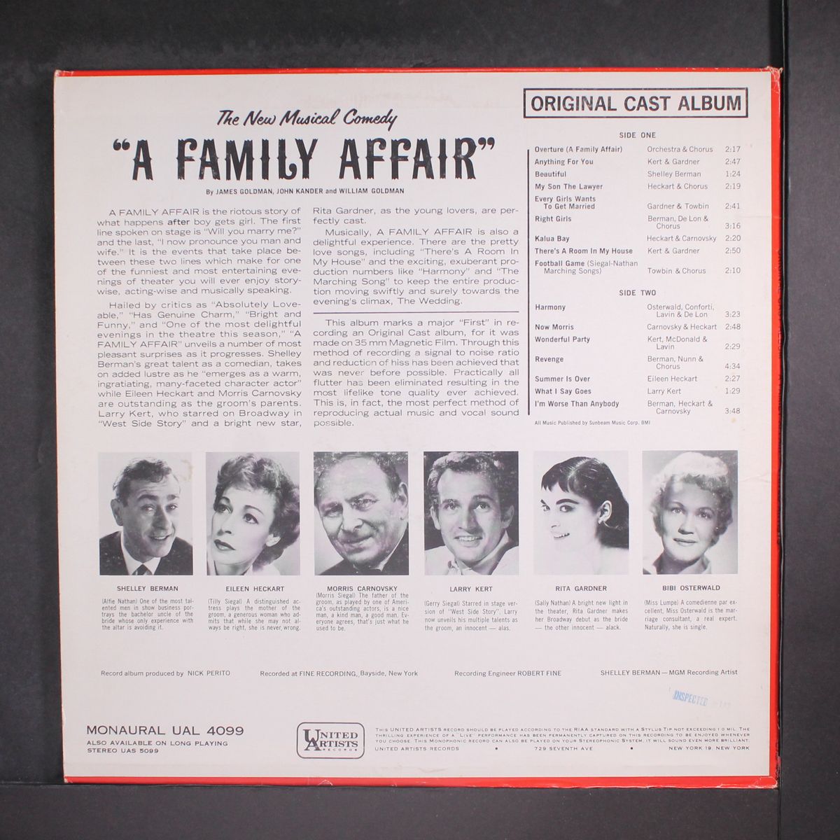 a family affair by ORIGINAL CAST