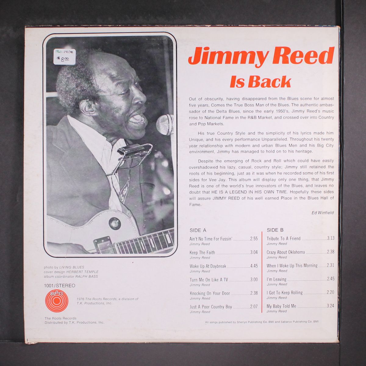 is back by JIMMY REED