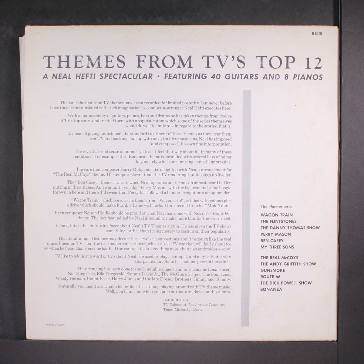 themes from tv's top 12 by NEAL HEFTI