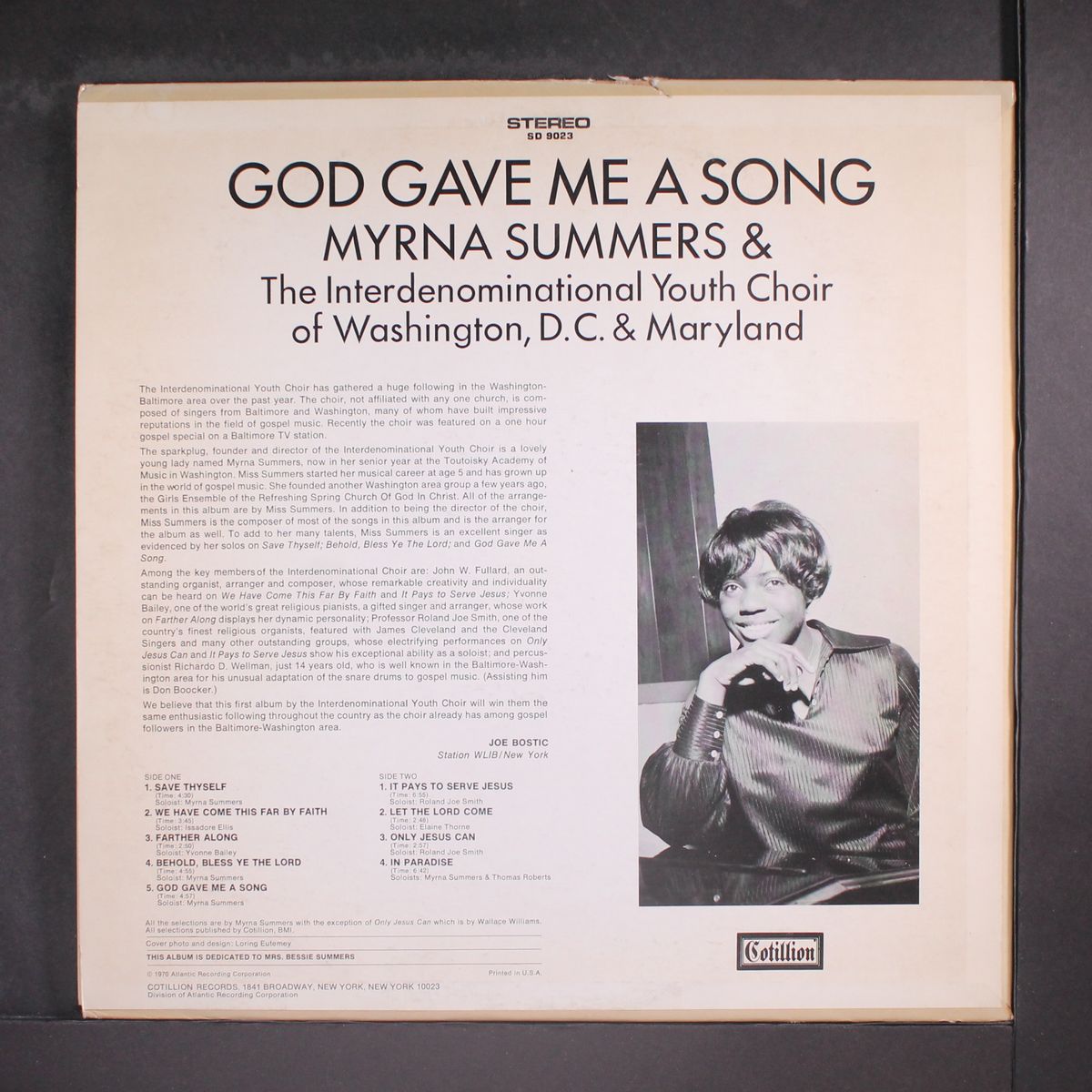 god gave me a song by MYRNA SUMMERS