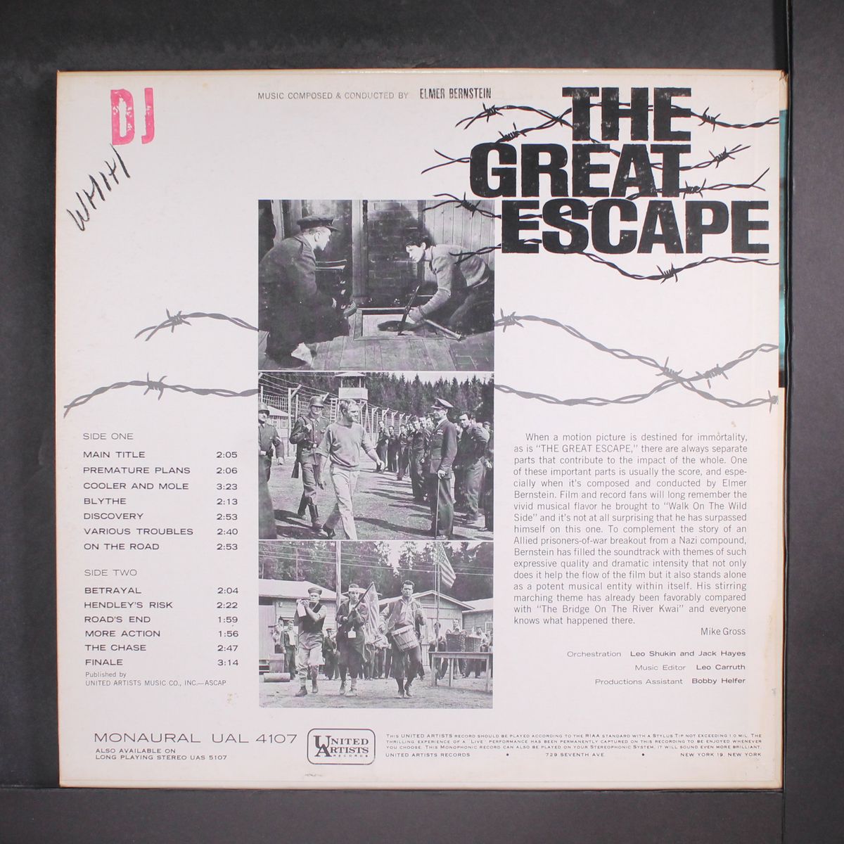 the great escape by SOUNDTRACK