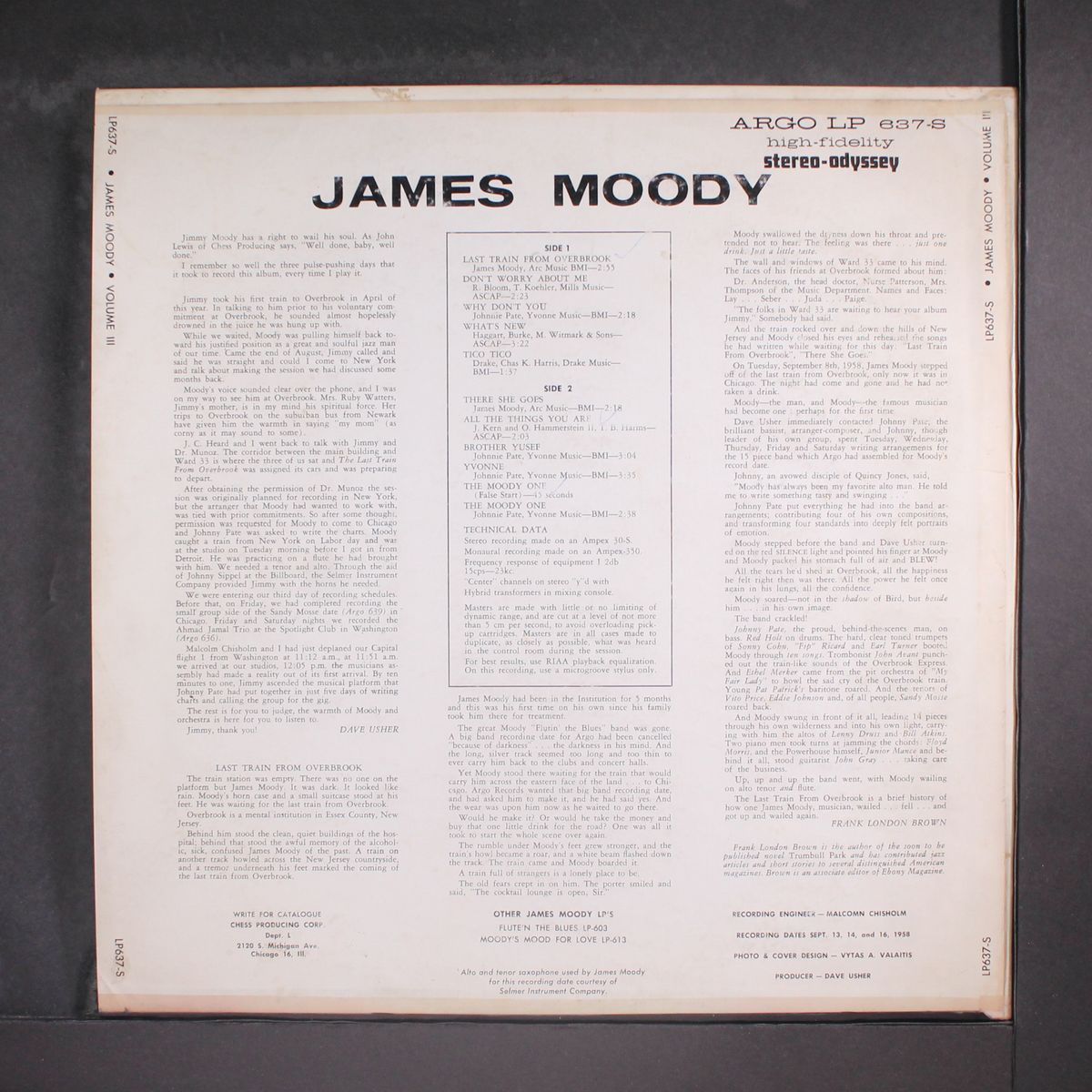 last train from overbrook by JAMES MOODY
